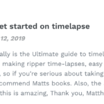 The Ultimate Timelapse Guide book review