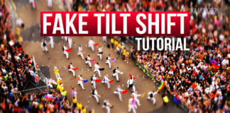 Fake tilt shift tutorial