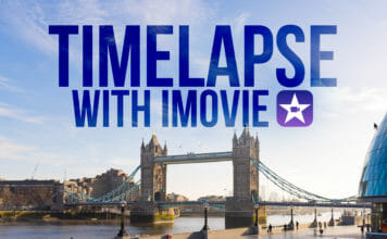 How to make a timelapse with iMovie