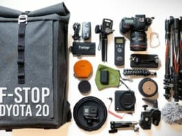 What is in my timelapse bag – Fstop Dyota 20