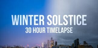 Timelapse of the Winter Solstice in London
