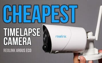 Cheapest timelapse camera on the market? Reolink Argus Eco