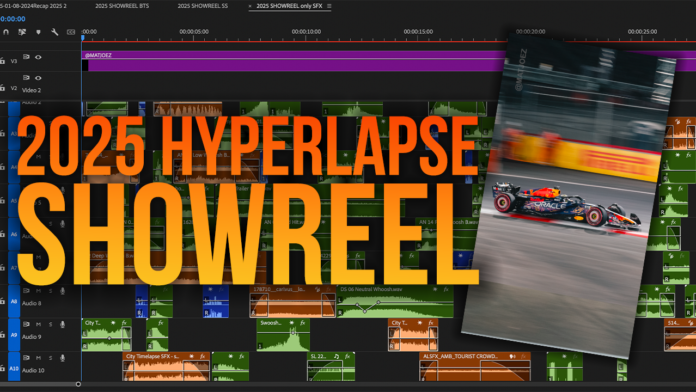showreel blog cover Matjoez 2025 Hyperlapse Showreel